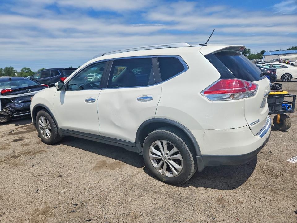 2016 Nissan Rogue VIN KNMAT2MV5GP623998 COPART salvage auction — SIDE, Pa - Certificate Of Salvage, sold $950 on 2026-07-14 (photo 2)