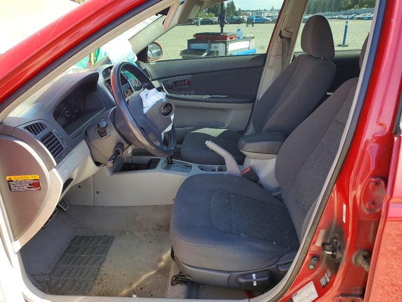 2005 Kia Spectra VIN KNAFE161455116908 COPART salvage auction — FRONT END, Wa - Bill Of Sale, sold $350 on 2026-07-02 (photo 7)