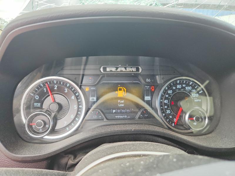 2019 Ram 1500 VIN 1C6SRFBT8KN916110 COPART salvage auction — HAIL, Mo - Salvage Certificate Of Title, sold $7,300 on 2026-07-27 (photo 9)