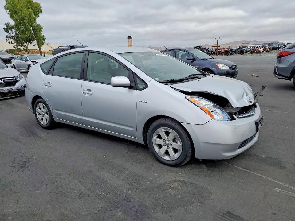 2007 Toyota Prius VIN JTDKB20U277657367 COPART salvage auction — FRONT END, Ca - Salvage Certificate, sold $250 on 2026-07-22 (photo 4)