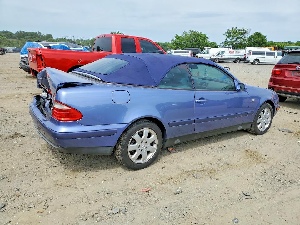 1999 Mercedes-benz Clk-klasse VIN WDBLK65G4XT009808 COPART salvage auction — REAR END, Md - Cert Of Salvage > 75% Damage, sold $900 on 2026-07-07 (photo 3)