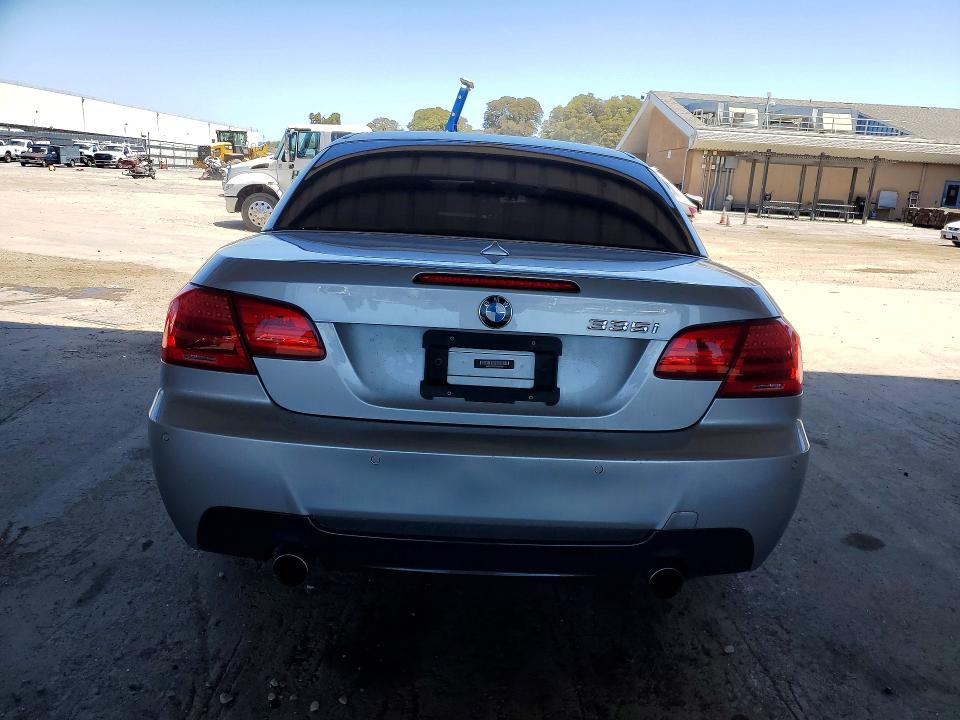 2013 BMW 3er VIN WBADX7C52DJ589398 COPART salvage auction — FRONT END, Ca - Salvage Certificate, sold $3,450 on 2026-07-21 (photo 6)