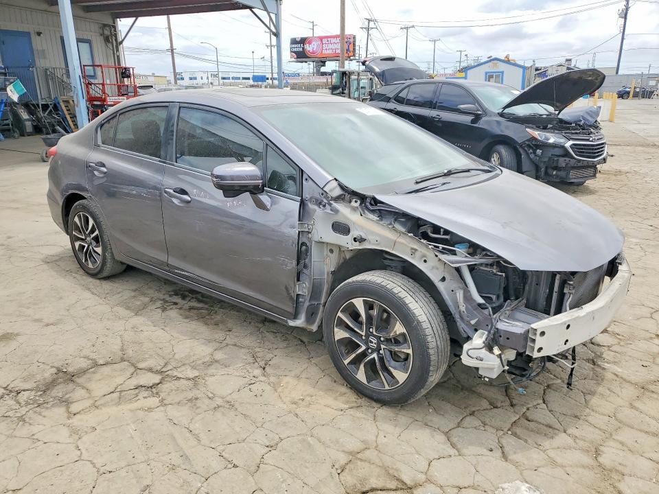 2015 Honda Civic VIN 2HGFB2F86FH519329 COPART salvage auction — FRONT END, CA - SALVAGE CERTIFICATE, sold $2,800 on 2026-07-02 (photo 4)