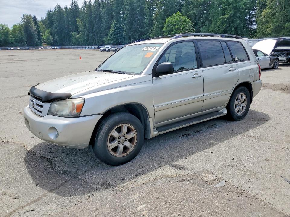 2004 Toyota Highlander VIN JTEHD21A140028868 COPART salvage auction — FRONT END, Wa - Vehicle Cert Of Ownership-Titl, sold $375 on 2026-07-27 (photo 1)