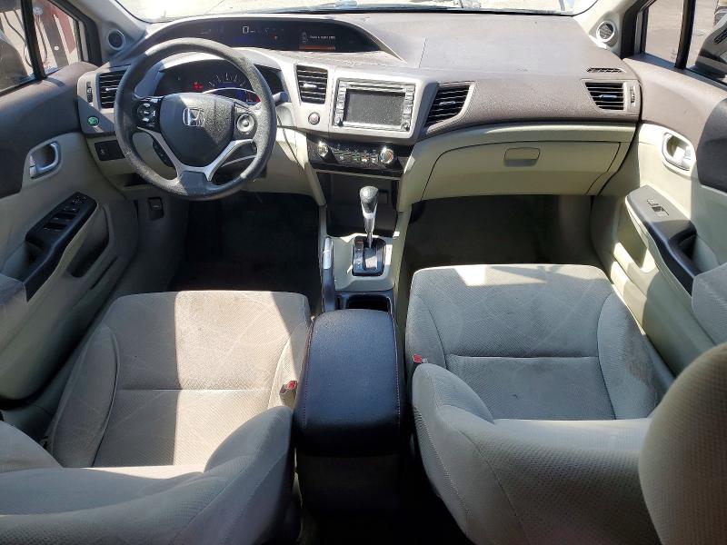 2012 Honda VIN 19XFB2F84CE326067 COPART salvage auction — REAR END, Ca - Salvage Certificate, sold $1,350 on 2026-07-10 (photo 8)