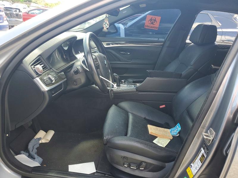 2013 BMW 5 series VIN WBAFR9C50DDX79875 COPART salvage auction — SIDE, Tx - Certificate Of Title, sold $1,350 on 2026-07-07 (photo 7)