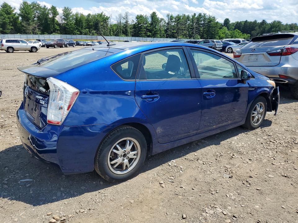2011 Toyota Prius VIN JTDKN3DU6B0324243 COPART salvage auction — FRONT END, Md - Cert Of Salvage > 75% Damage, sold $450 on 2026-07-27 (photo 3)