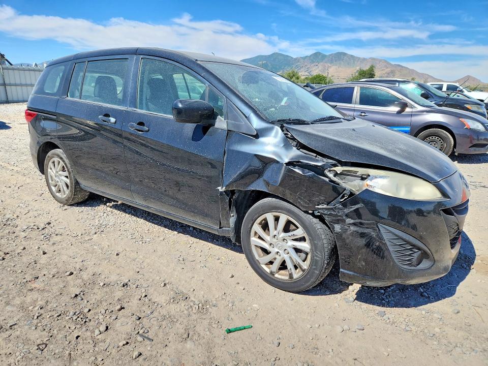 2012 Mazda 5 VIN JM1CW2BL5C0141276 COPART salvage auction — FRONT END, Ut - Salvage Certificate, sold $700 on 2026-07-31 (photo 4)