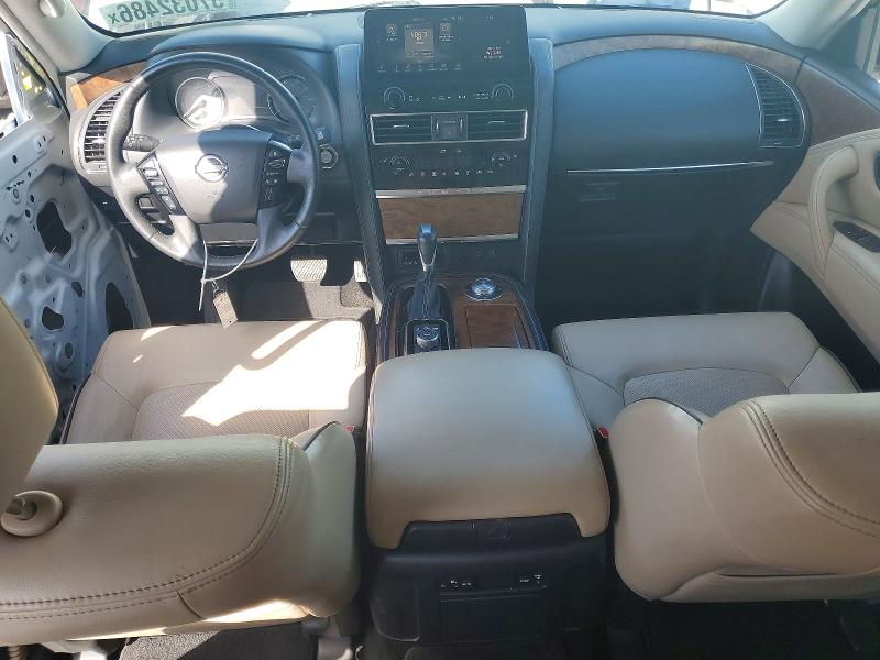 2023 Nissan Armada VIN JN8AY2BD0P9690187 COPART salvage auction — FRONT END, Tn - Salvage Certificate, sold $20,500 on 2026-07-28 (photo 8)