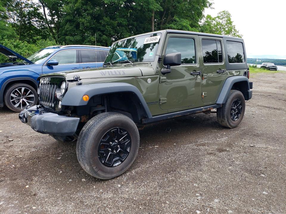 2016 Jeep Wrangler / VIN 1C4BJWDG3GL107939 COPART salvage auction — FRONT END, NJ - CERT OF TITLE W/SALVAGE HISTOR, sold $7,800 on 2026-07-28 (photo 1)