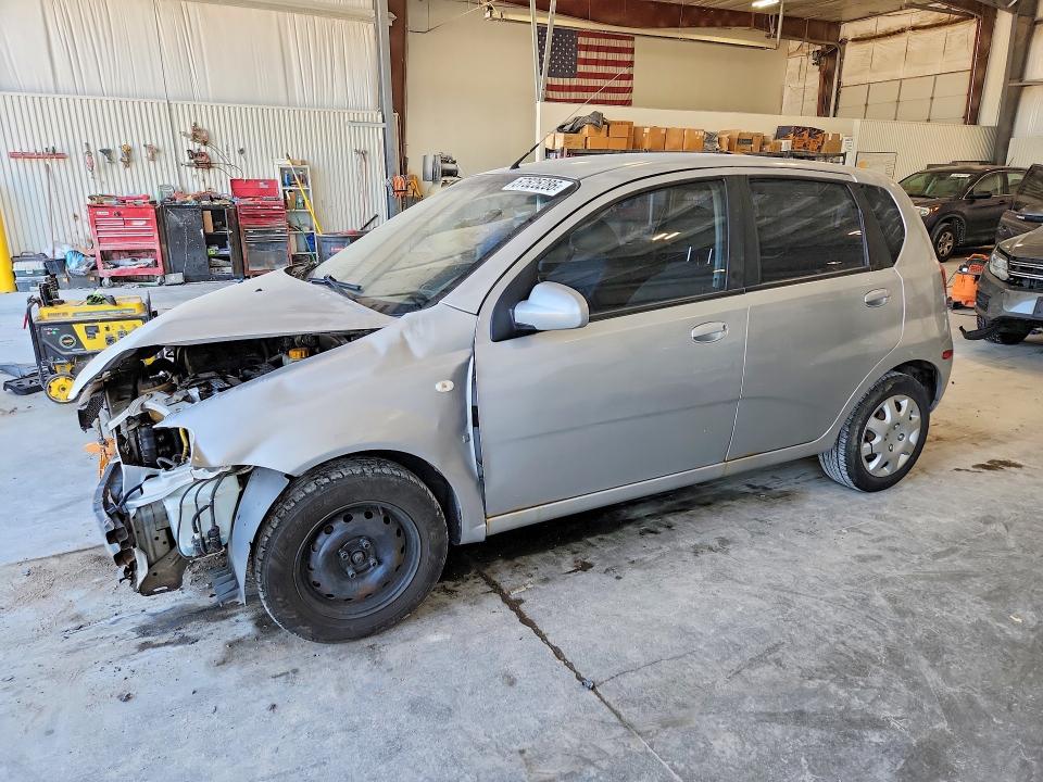 2007 Chevrolet Aveo VIN KL1TD66647B783684 COPART salvage auction — FRONT END, Ne - Cert Of Title-Salvage, sold $275 on 2026-07-07 (photo 1)