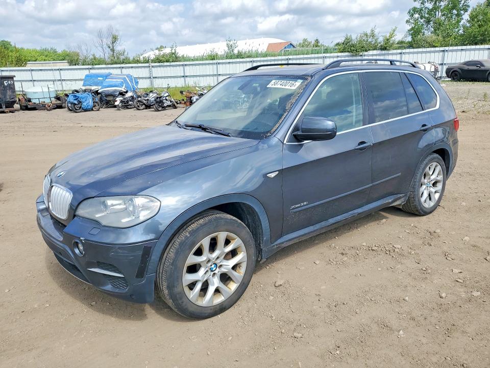 2013 BMW X5 VIN 5UXZV4C56DL993885 COPART salvage auction — HAIL, Oh - Cert Of Title-Salvage, sold $90 on 2026-07-27 (photo 1)