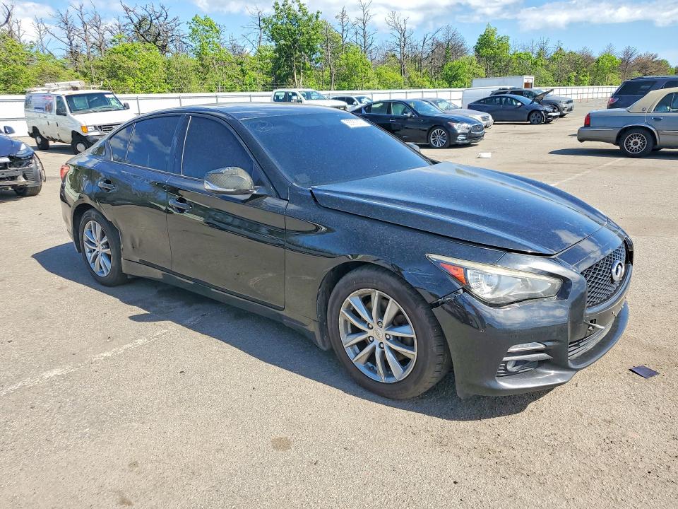 2016 Infiniti Q50 VIN JN1EV7AR4GM346913 COPART salvage auction — NORMAL WEAR, Ct - Certificate Of Title (P), sold $1,500 on 2026-07-29 (photo 4)