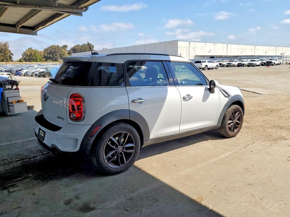 2012 Mini Cooper VIN WMWZC3C52CWM27878 COPART salvage auction — REAR END, Ca - Salvage Certificate, sold $500 on 2026-07-14 (photo 3)