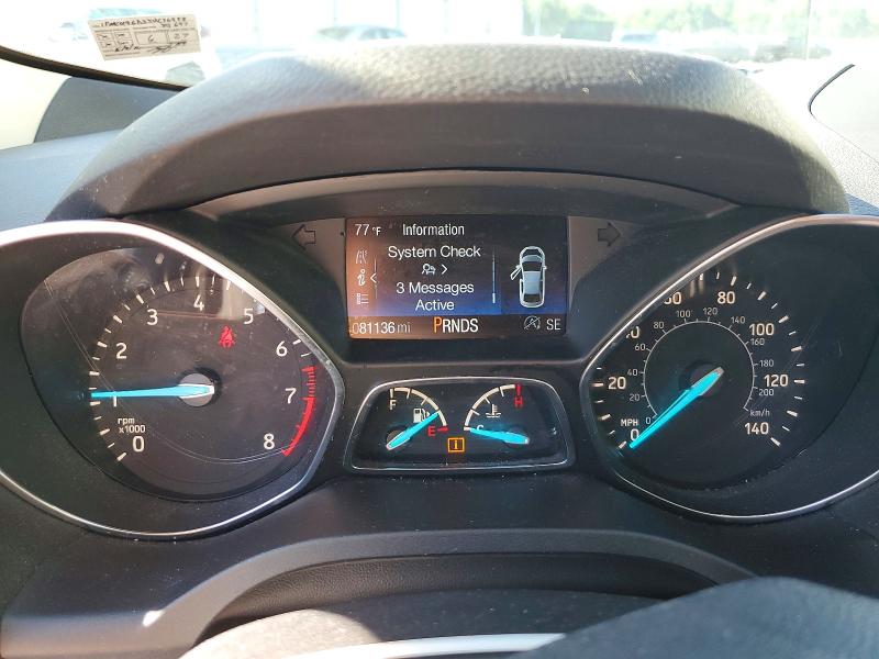 2018 Ford Escape VIN 1FMCU9GD3JUC76998 COPART salvage auction — MECHANICAL, Pa - Cert Of Title, sold $3,200 on 2026-07-09 (photo 9)