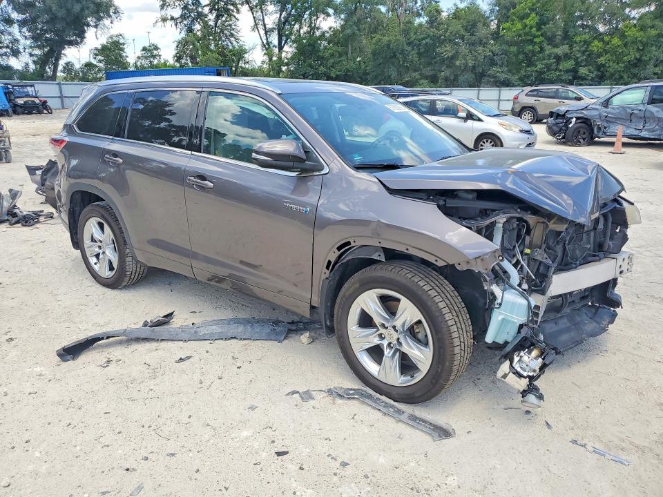 2015 Toyota VIN 5TDDCRFH8FS008489 COPART salvage auction — FRONT END, FL - CERT OF TITLE SLVG REBUILDABLE, sold $275 on 2026-07-21 (photo 4)