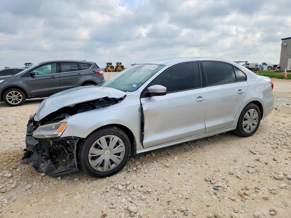 2012 Volkswagen VIN 3VWDP7AJ5CM112708 COPART salvage auction — FRONT END, Tx - Salvage Vehicle Title, sold $400 on 2026-07-02 (photo 1)