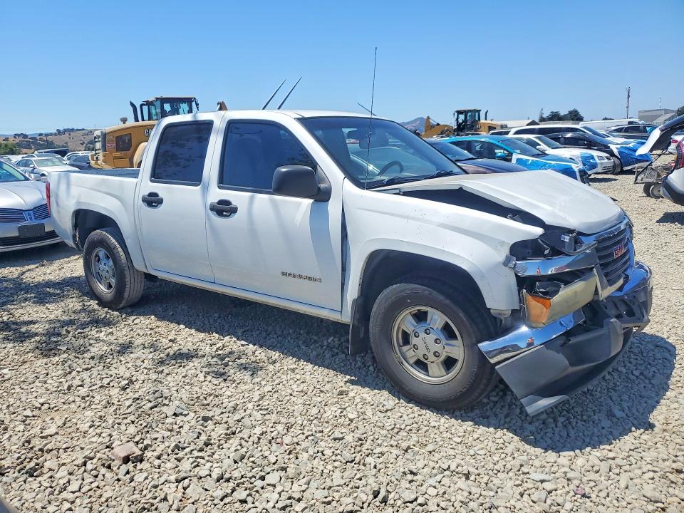 2005 Gmc Canyon VIN 1GTCS138758168712 COPART salvage auction — REAR END, Ca - Salvage Certificate, sold $625 on 2026-07-02 (photo 4)