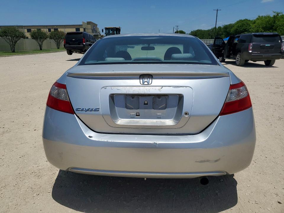 2010 Honda Civic VIN 2HGFG1B68AH520474 COPART salvage auction — NORMAL WEAR, Tx - Certificate Of Title, sold $925 on 2026-07-09 (photo 6)