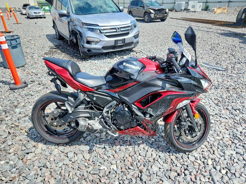 2021 Kawasaki Ex VIN ML5EXEM18MDA36497 COPART salvage auction — FRONT END, Wi - Junked Vehicle Bill Of Sale, sold $15 on 2026-07-23 (photo 1)