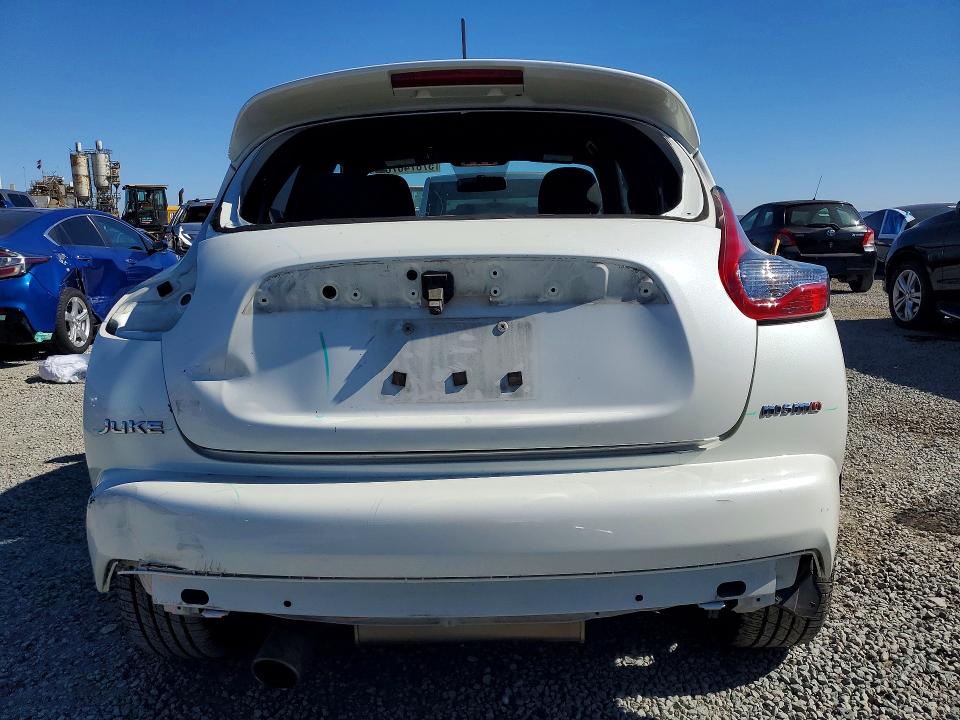 2015 Nissan Juke VIN JN8AF5MV2FT564816 COPART salvage auction — REAR END, Ca - Salvage Certificate, sold $1,600 on 2026-07-28 (photo 6)