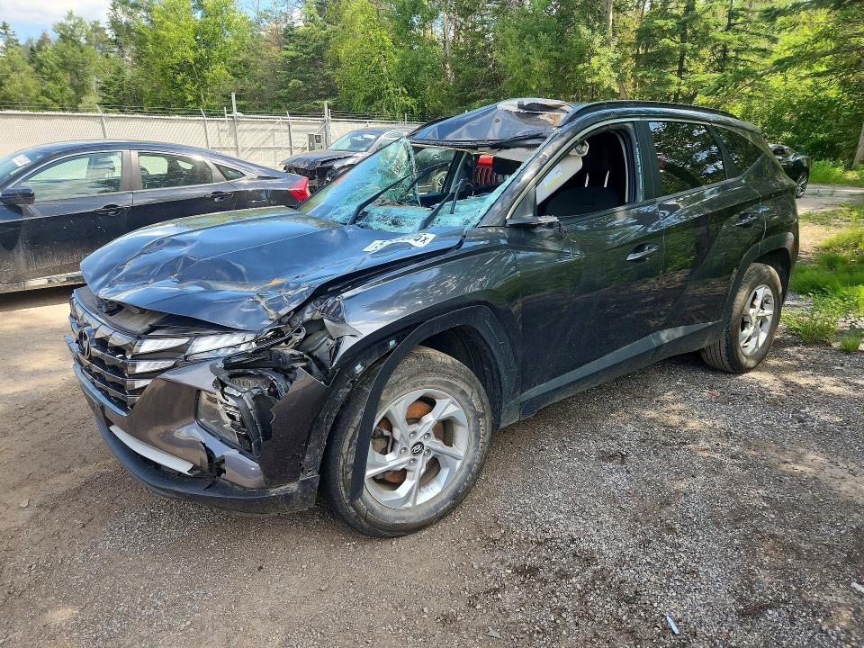 2022 Hyundai VIN KM8JBCAE4NU105811 COPART salvage auction — FRONT END, On - Permit No Brand - Unfit, sold $2,950 on 2026-07-30 (photo 1)