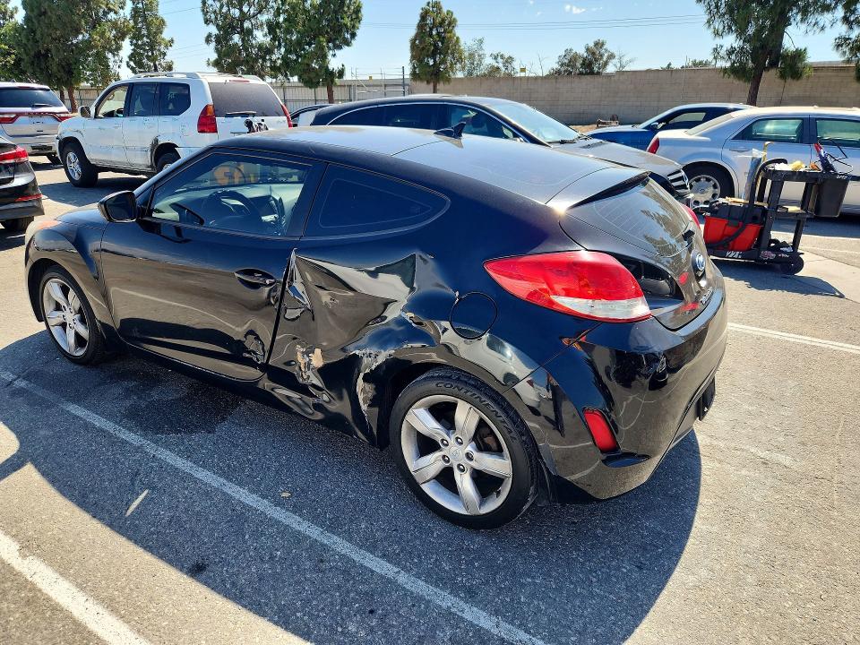 2013 Hyundai Veloster VIN KMHTC6ADXDU094536 COPART salvage auction — SIDE, Ca - Salvage Certificate, sold $625 on 2026-07-14 (photo 2)