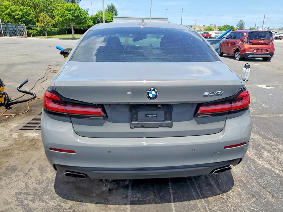 2021 BMW 5er VIN WBA53BH01MCF19947 COPART salvage auction — FRONT END, Fl - Certificate Of Destruction, sold $4,650 on 2026-07-22 (photo 6)