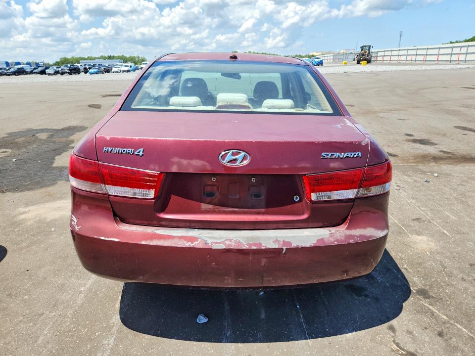 2008 Hyundai Sonata VIN 5NPET46C88H321420 COPART salvage auction — FRONT END, Fl - Cert Of Title Slvg Rebuildable, sold $275 on 2026-07-06 (photo 6)