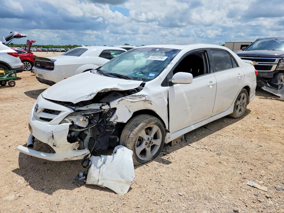 2012 Toyota Corolla VIN 5YFBU4EE8CP010875 COPART salvage auction — FRONT END, Tx - Salvage Vehicle Title, sold $1,350 on 2026-07-16 (photo 1)