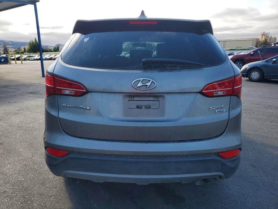 2015 Hyundai Santa fe VIN 5XYZTDLB5FG289995 COPART salvage auction — FRONT END, Ca - Salvage Certificate, sold $525 on 2026-07-07 (photo 6)