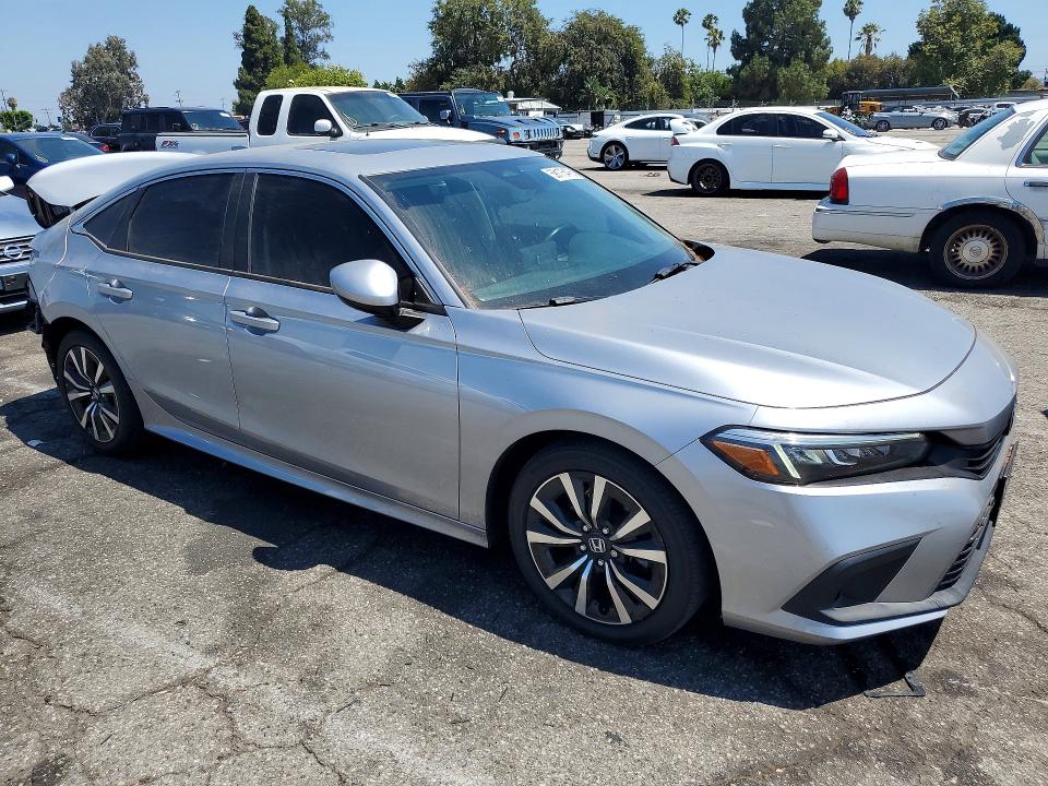 2023 Honda Civic VIN 2HGFE1F76PH318928 COPART salvage auction — REAR END, Ca - Salvage Certificate, sold $7,000 on 2026-07-28 (photo 4)