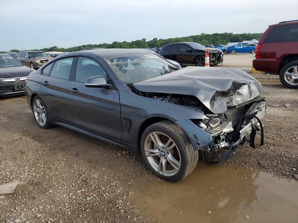 2018 BMW 4er VIN WBA4J3C53JBG96317 COPART salvage auction — FRONT END, Mo - Cert Of Title-Repossessed, sold $2,700 on 2026-07-07 (photo 4)