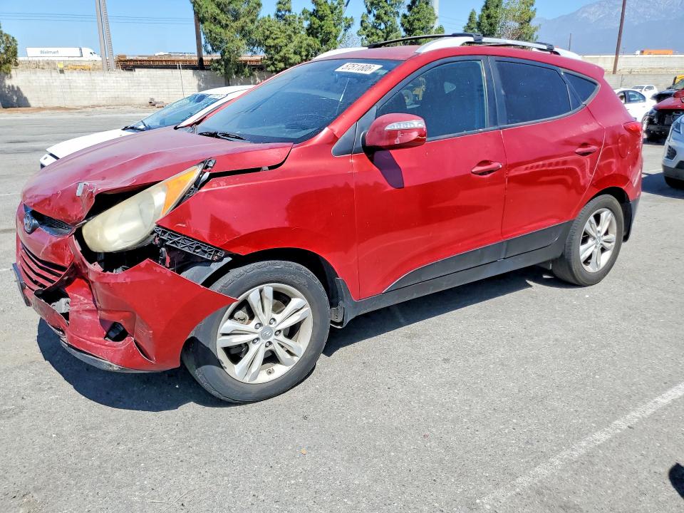 2012 Hyundai Tucson VIN KM8JU3AC3CU486962 COPART salvage auction — FRONT END, Ca - Salvage Certificate, sold $850 on 2026-07-02 (photo 1)