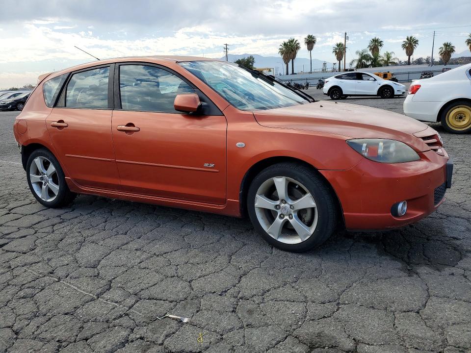 2005 Mazda 3 VIN JM1BK143051298628 COPART salvage auction — REAR END, Ca - Salvage Certificate, sold $675 on 2026-07-02 (photo 4)
