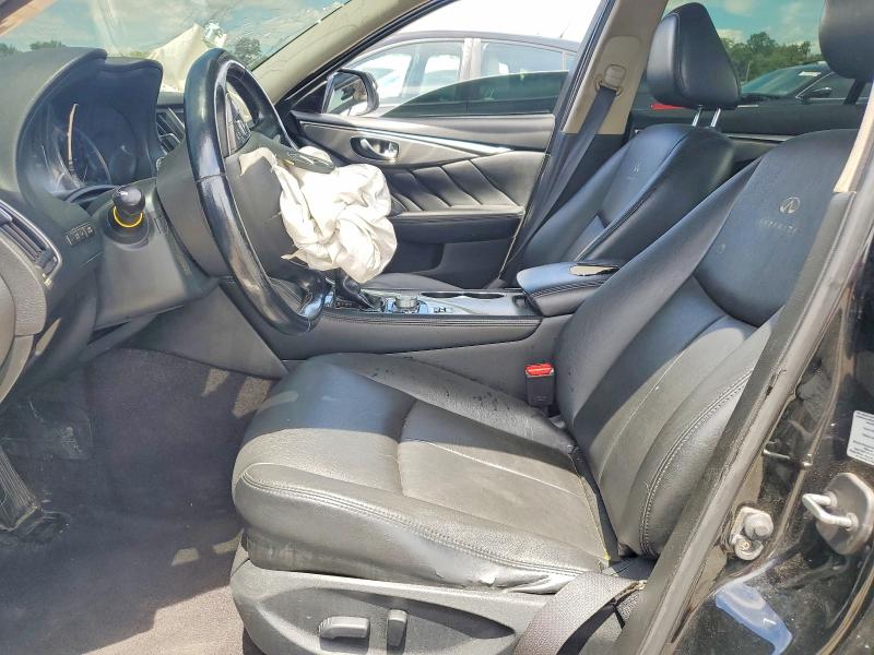 2014 Infiniti Q50 VIN JN1BV7AR3EM701070 COPART salvage auction — FRONT END, Pa - Certificate Of Salvage, sold $975 on 2026-07-07 (photo 7)