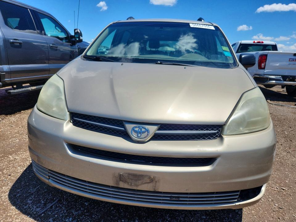 2004 Toyota Sienna VIN 5TDZA23CX4S162579 COPART salvage auction — REAR END, Il - Salvage Certificate, sold $725 on 2026-07-21 (photo 5)