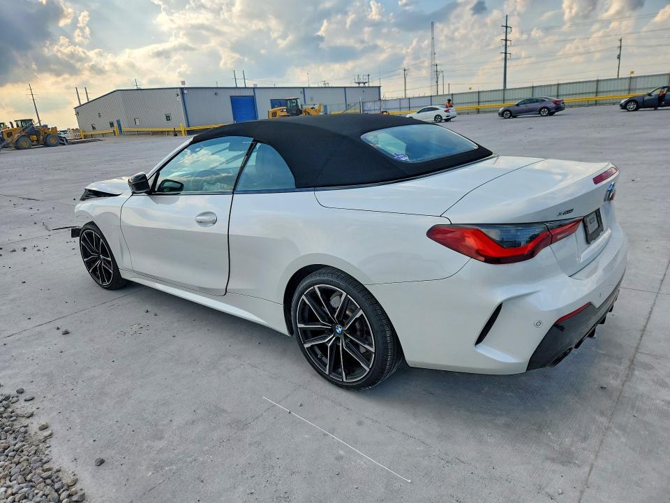 2022 BMW 4er VIN WBA43AT05NCJ51848 COPART salvage auction — FRONT END, Tx - Certificate Of Title, sold $15,200 on 2026-08-21 (photo 2)
