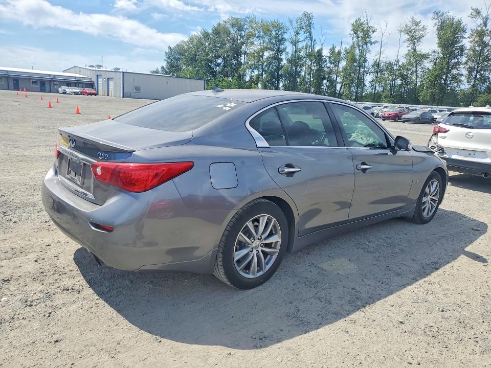 2015 Infiniti Q50 VIN JN1BV7AR1FM394175 COPART salvage auction — FRONT END, Wa - Bill Of Sale, sold $1,050 on 2026-07-27 (photo 3)