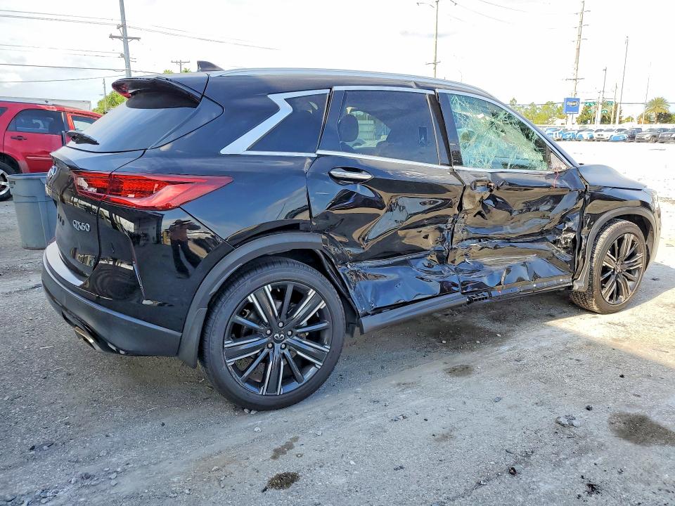 2022 Infiniti Qx50 VIN 3PCAJ5BAXNF114293 COPART salvage auction — SIDE, Fl - Certificate Of Destruction, sold $4,550 on 2026-07-10 (photo 3)