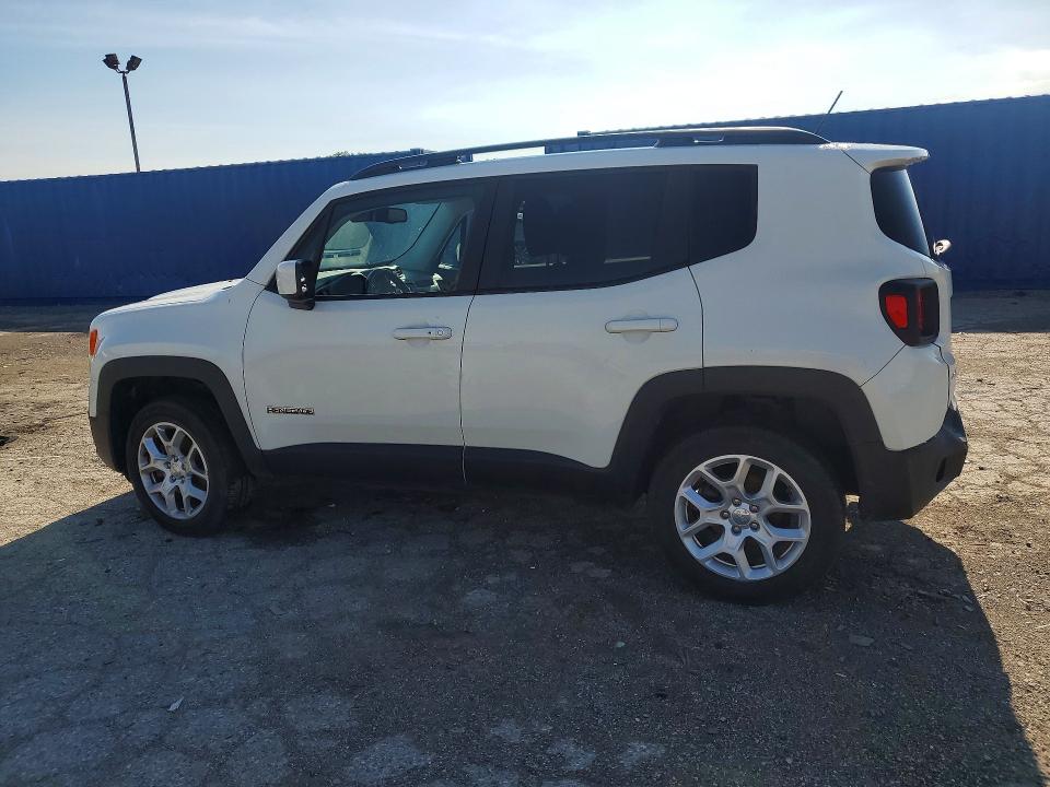 2016 Jeep Renegade VIN ZACCJBBT9GPC57501 COPART salvage auction — REAR END, In - Cert Of Title-Salvage Title, sold $2,550 on 2026-07-31 (photo 2)
