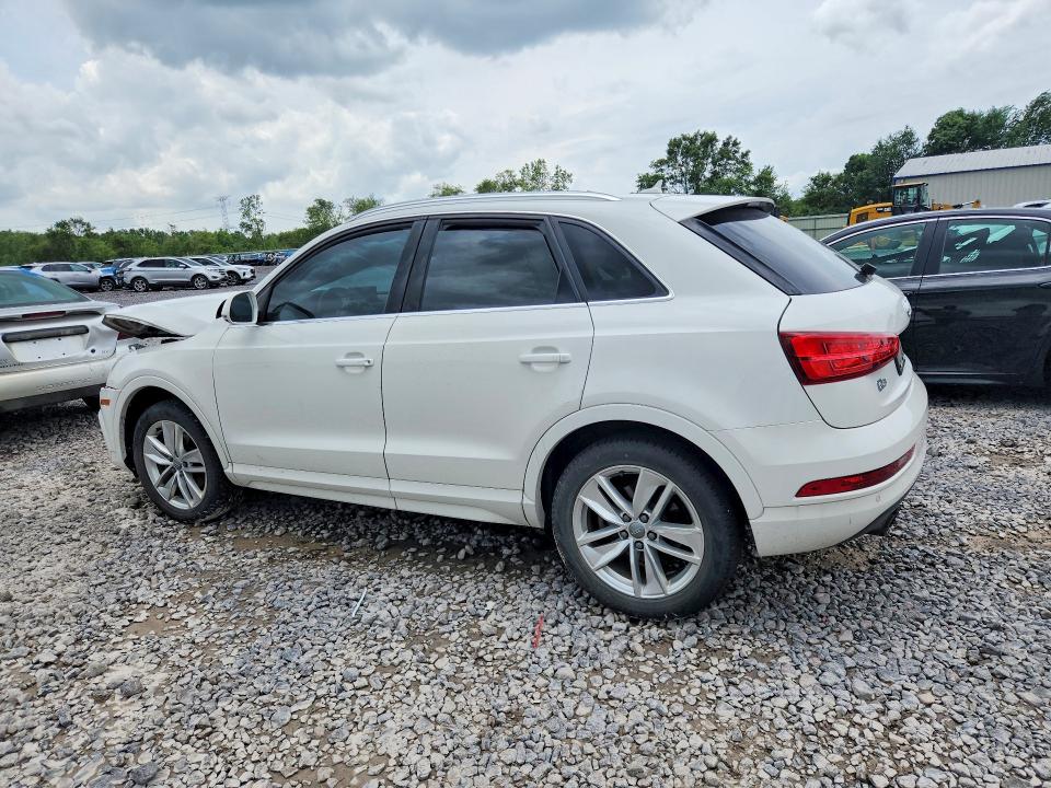 2016 Audi Q3 VIN WA1EFCFS1GR022667 COPART salvage auction — FRONT END, Il - Salvage Cert-Flood, sold $725 on 2026-08-03 (photo 2)
