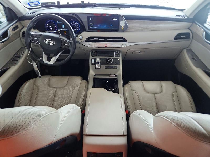 2021 Hyundai Palisade VIN KM8R44HE4MU312674 COPART salvage auction — WATER/FLOOD, Tx - Salvage Title-Flood Damage, sold $4,850 on 2026-07-31 (photo 8)