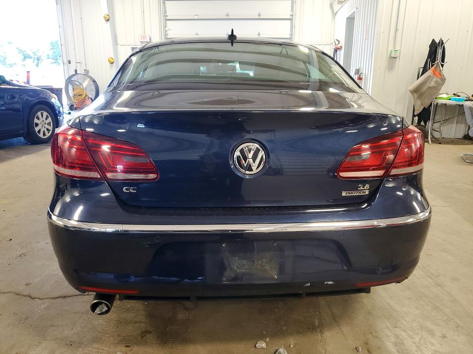 2013 Volkswagen Passat cc VIN WVWGU7AN2DE559287 COPART salvage auction — FRONT END, Mn - Cert Of Title-Prior Salvage, sold $825 on 2026-08-11 (photo 6)