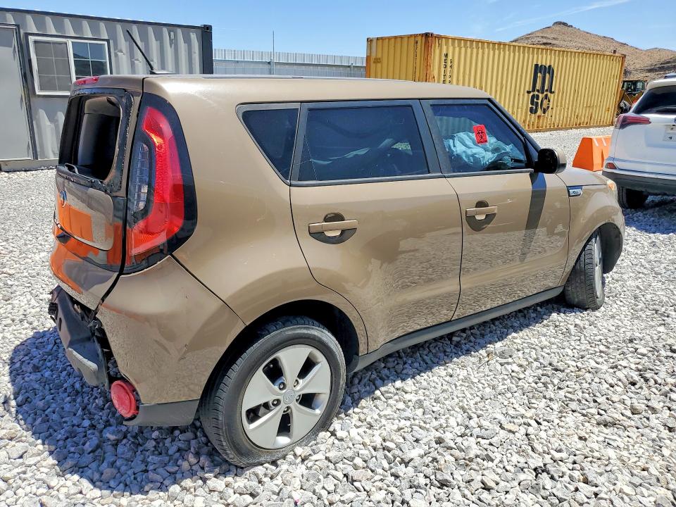 2016 Kia Soul VIN KNDJN2A24G7332820 COPART salvage auction — SIDE, Nv - Salvage Title, sold $275 on 2026-07-08 (photo 3)
