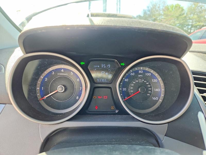 2015 Hyundai Elantra VIN KMHDH4AE9FU413060 COPART salvage auction — FRONT END, Nj - Cert Of Title-Salvage, sold $900 on 2026-07-27 (photo 9)
