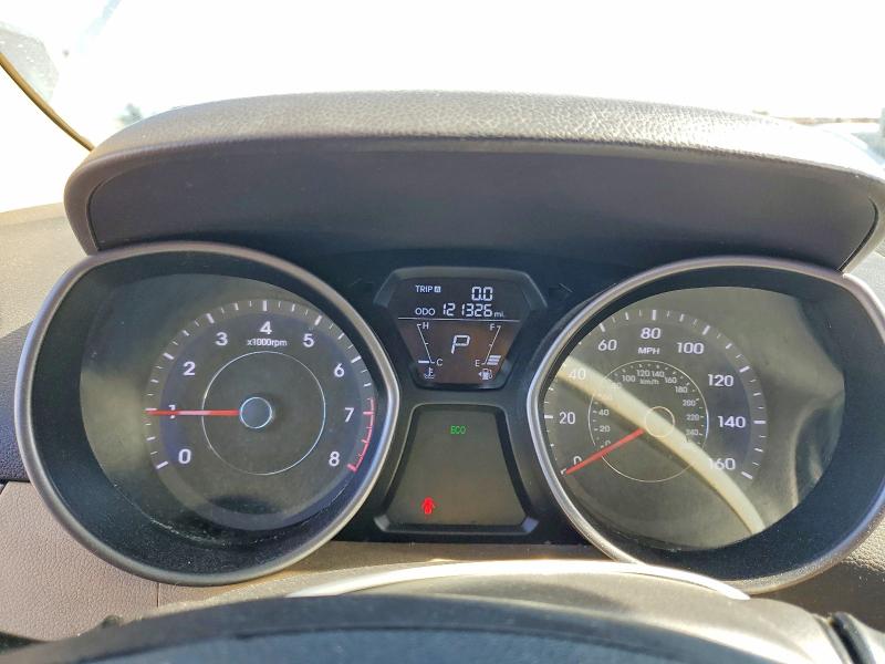 2013 Hyundai Elantra VIN 5NPDH4AE7DH287390 COPART salvage auction — REAR END, CA - SALVAGE CERTIFICATE, sold $1,450 on 2026-07-02 (photo 9)