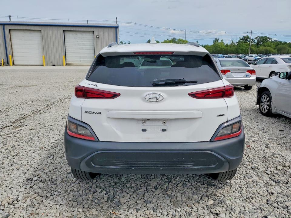 2022 Hyundai VIN KM8K6CAB0NU820423 COPART salvage auction — FRONT END, Ma - Cert Of Title-Salvage, sold $3,250 on 2026-07-10 (photo 6)