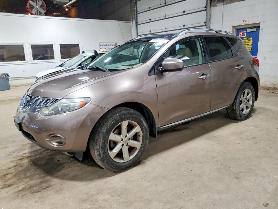 2010 Nissan Murano VIN JN8AZ1MWXAW128912 COPART salvage auction — UNDERCARRIAGE, Mn - Cert Of Title-Prior Salvage, sold $625 on 2026-07-28 (photo 1)