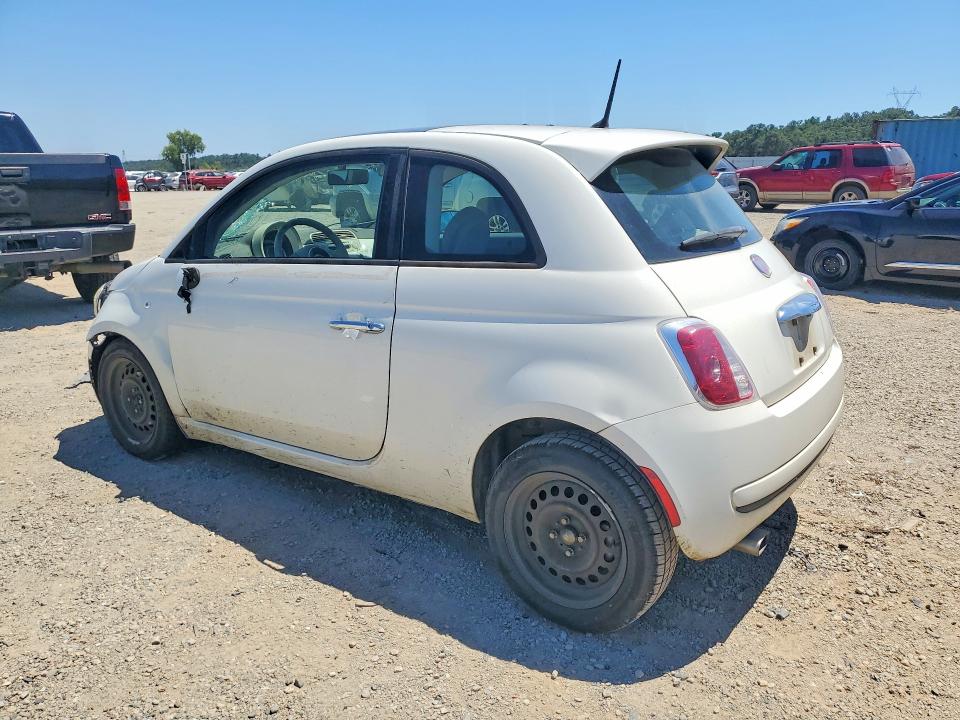 2013 Fiat 500 VIN 3C3CFFAR9DT745483 COPART salvage auction — FRONT END, Ca - Salvage Certificate, sold $125 on 2026-07-17 (photo 2)